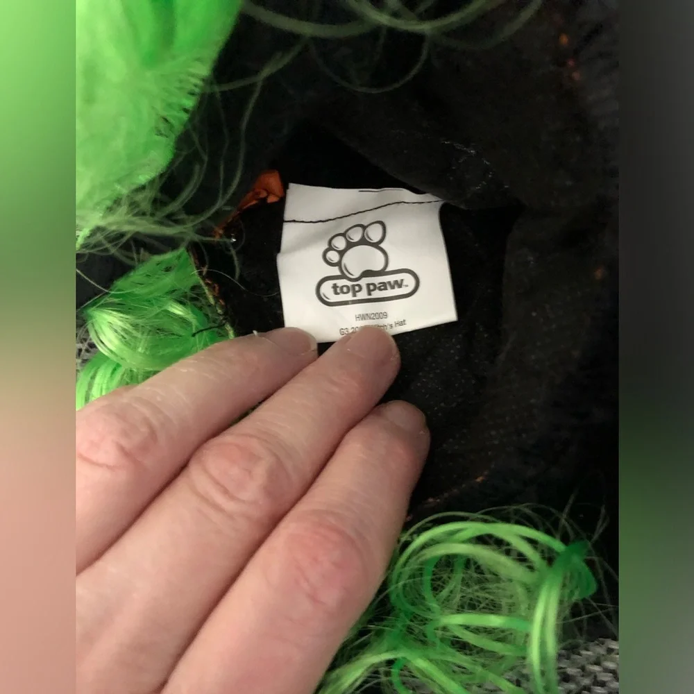 Top Paw Halloween Cat Or Dog Witches Hat